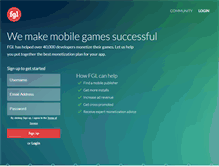 Tablet Screenshot of fgl.com